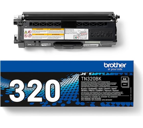 Тонер-картридж Brother для HL-4150CDN, MFC-9465CDN, чёрный TN320BK