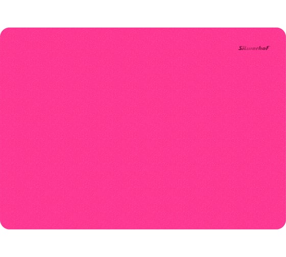 Доска для лепки Silwerhof 957013 Neon прямоугольная A4, пластик 1 мм, розовый 1181003 1