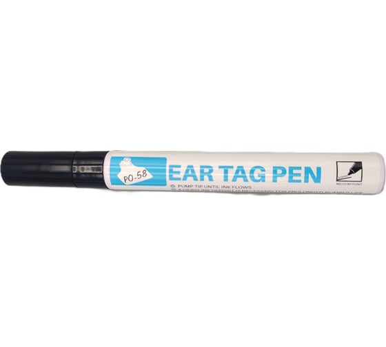 Маркер краска для бирок Flysea Ear Tag Pen, 3,0 мм, черный PO-58 1