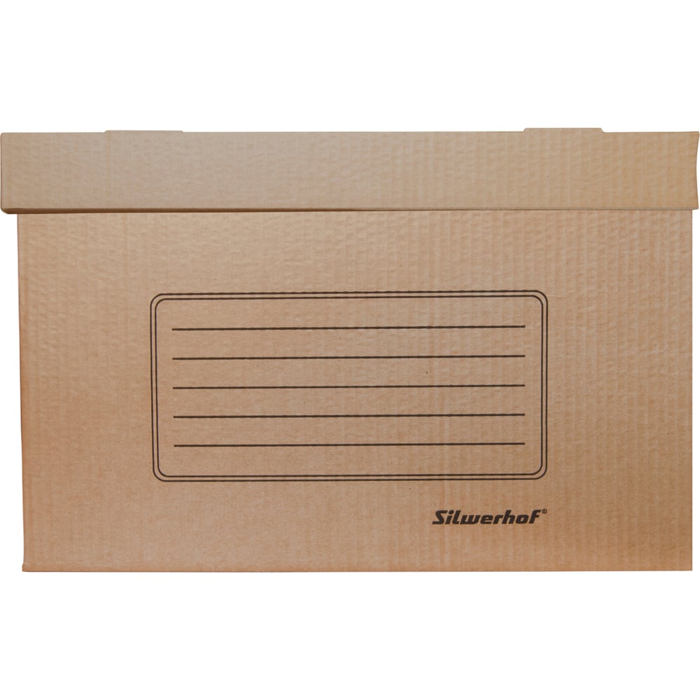 Архивный короб Silwerhof съемная крышка СК-11 микрогофрокартон ...