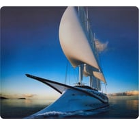 Коврик для мыши BURO BU-R51753 Мини рисунок/яхта 220x180x2 мм 338260
