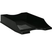 Лоток горизонтальный BURO Престиж 254x348x55 мм черный пластик 1535312