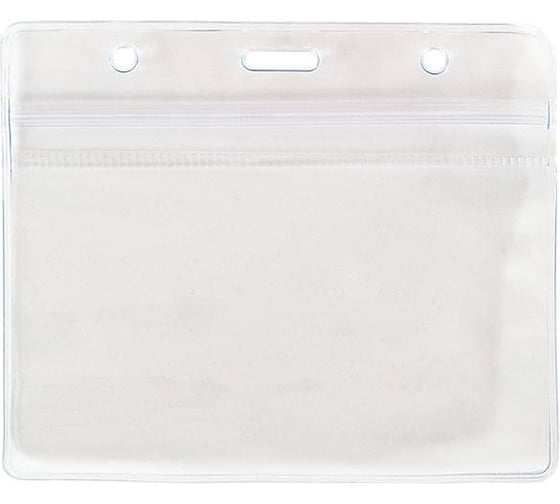 Горизонтальный бейдж LITE 110х90 мм прозрачный PVC 250 мкм BGL10870V/250* 1