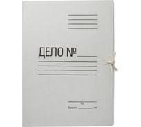 Папка Silwerhof ПЗ360M на завязках, картон мелованный 0.8 мм, 360 г/м2, белый 1373826