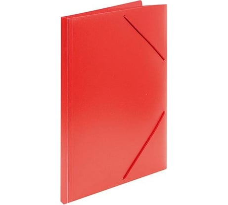 Папка INFORMAT с резинкой А4 33 мм красный пластик NP6750R