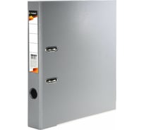 Папка-регистратор INFORMAT 55 мм двустороннее покрытие PVC, серая P2PVC-55/Gr