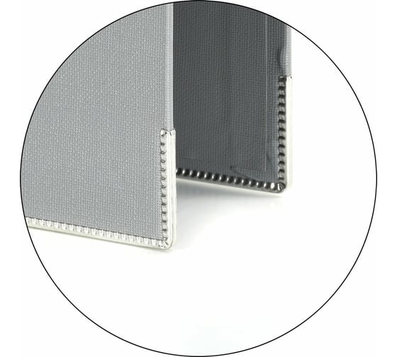 Папка-регистратор INFORMAT 55 мм двустороннее покрытие PVC, серая P2PVC-55/Gr