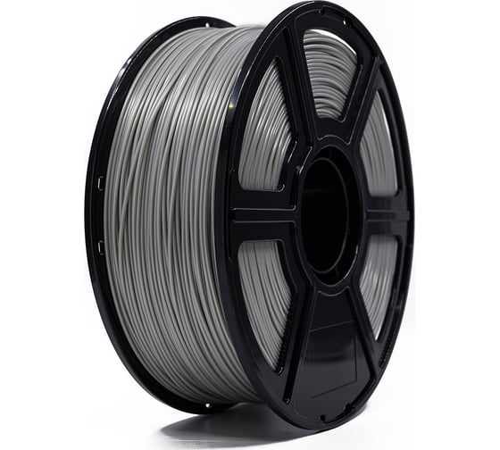 Катушка пластика 3D ABS 1.75 мм, 1 кг, серебристая Tiger УТ000007383