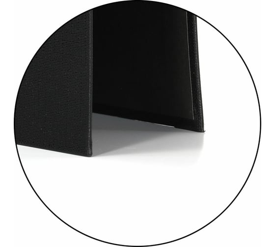 Папка-регистратор INFORMAT 55 мм двустороннее покрытие PVC, черный VP9050K