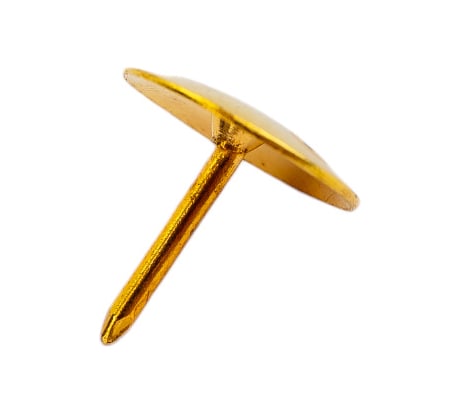 Канцелярские кнопки INFORMAT 10 мм 50 шт омеднённые золото пластиковая упаковка KKZ-50K