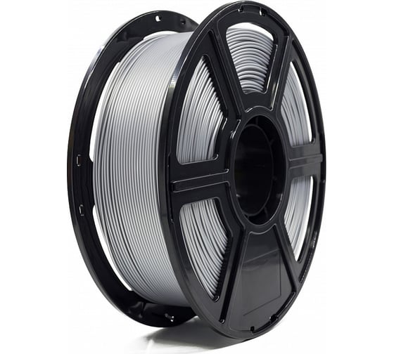 Катушка пластика 3D PLA+ 1.75 мм, 1 кг, серебристая Tiger УТ000007670