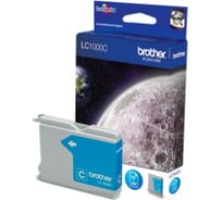 Струйный картридж Brother голубой, для DCP-130C, DCP-330C, DCP-350C LC1000C