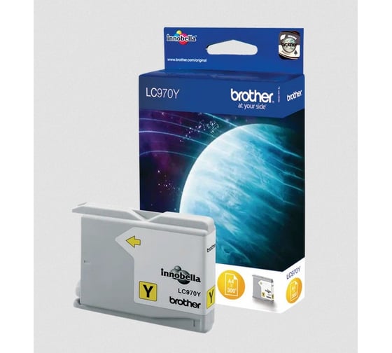 Струйный картридж Brother жёлтый для DCP-135C, DCP-150C, MFC-235C, MFC-260C LC970Y 1