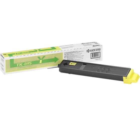 Тонер-картридж KYOCERA TK-895Y 6000 страниц yellow для FS-C8020MFP/C8025MFP 1T02K0ANL0