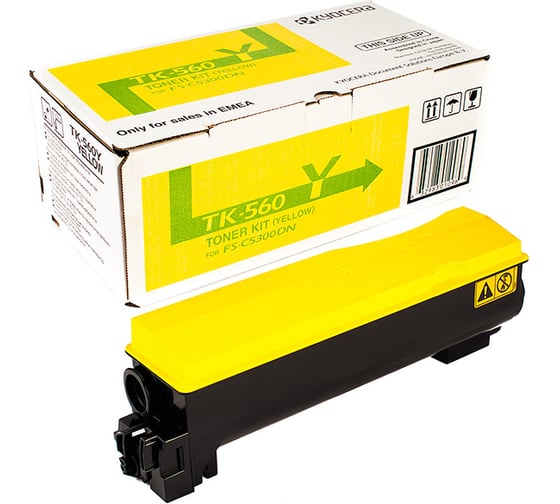 Тонер-картридж KYOCERA TK-560Y 10000 страниц yellow для P6030cdn, FS-C5300DN, FS-C5350DN 1T02HNAEU0