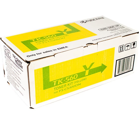 Тонер-картридж KYOCERA TK-560Y 10000 страниц yellow для P6030cdn, FS-C5300DN, FS-C5350DN 1T02HNAEU0