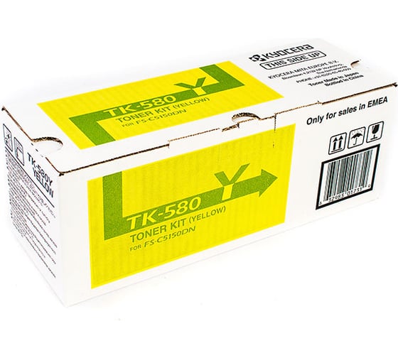 Тонер-картридж KYOCERA TK-580Y 2800 страниц yellow для FS-C5150DN 1T02KTANL0