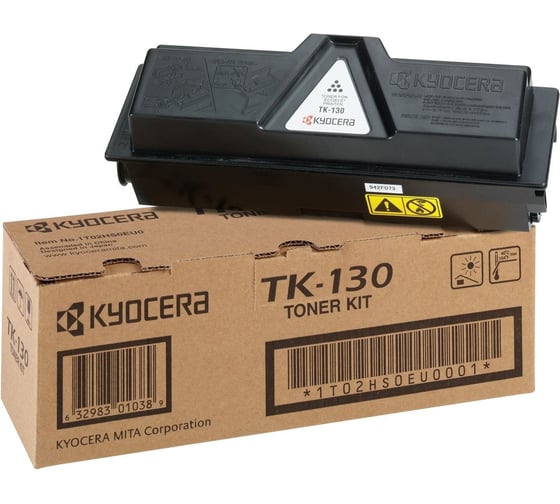 Тонер-картридж KYOCERA TK-130 7200 страниц black для FS-1350DN/1300D/1300DN/1028MFP/1128MFP 1T02HS0EUC
