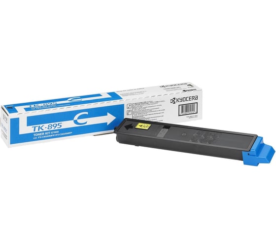 Тонер-картридж KYOCERA TK-895C 6000 страниц cyan для FS-C8020MFP/C8025MFP 1T02K0CNL0
