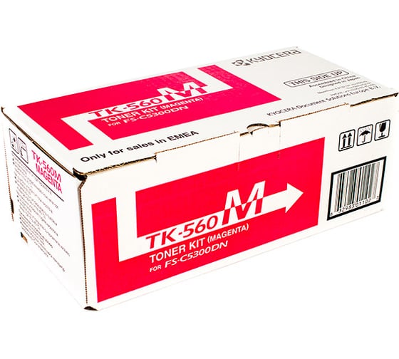 Тонер-картридж KYOCERA TK-560M 10000 страниц magenta для P6030cdn, FS-C5300DN, FS-C5350DN 1T02HNBEU0