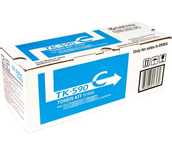 Тонер-картридж KYOCERA TK-590C 5000 страниц cyan 1T02KVCNL0