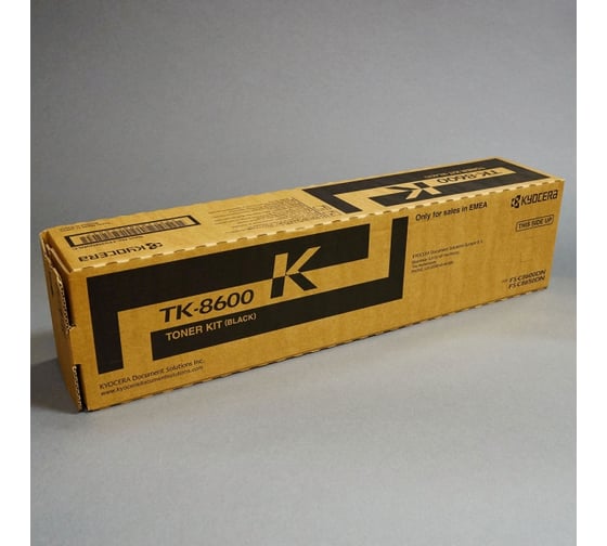 Тонер-картридж KYOCERA TK-8600K 30000 страниц black для FS-C8600DN/FS-C8650DN 1T02MN0NLC