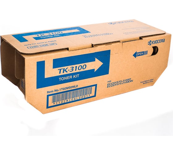 Тонер-картридж KYOCERA TK-3100 12500 страниц black 1T02MS0NL0