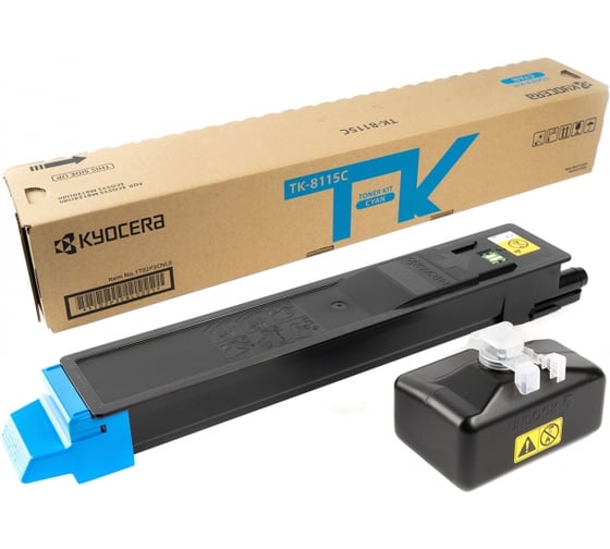 Тонер-картридж KYOCERA TK-8115C 6000 страниц cyan для M8124cidn/M8130cidn 1T02P3CNL0