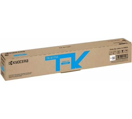 Тонер-картридж KYOCERA TK-8115C 6000 страниц cyan для M8124cidn/M8130cidn 1T02P3CNL0