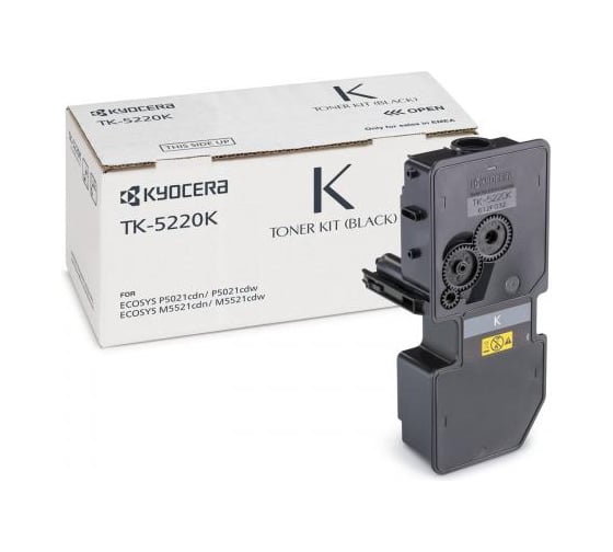 Тонер-картридж KYOCERA TK-5220K 1200 страниц black для P5021cdn/cdw, M5521cdn/cdw 1T02R90NL1