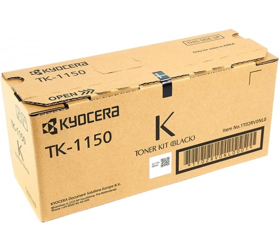 Тонер-картридж KYOCERA TK-1150 3000 страниц для M2135dn/M2635dn/M2735dw, P2235dn/P2235dw 1T02RV0NL0
