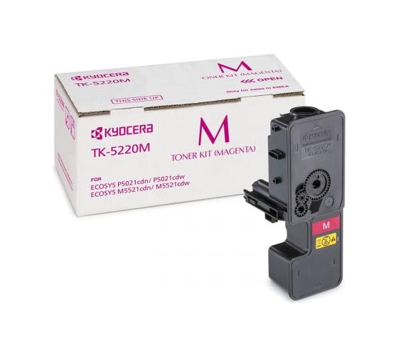 Тонер-картридж KYOCERA TK-5220M 1200 страниц magenta для P5021cdn/cdw, M5521cdn/cdw 1T02R9BNL1