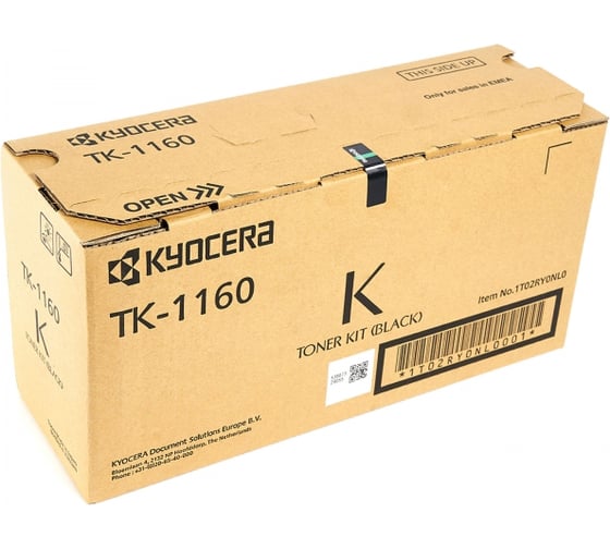 Тонер-картридж KYOCERA TK-1160 7200 страниц для P2040dn/P2040dw 1T02RY0NL0