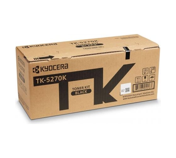 Тонер-картридж KYOCERA TK-5270K 8000 страниц black для M6230cidn/M6630cidn/P6230cdn 1T02TV0NL0