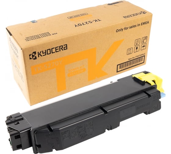 Тонер-картридж KYOCERA TK-5270Y 6000 страниц yellow для M6230cidn/M6630cidn/P6230cdn 1T02TVANL0