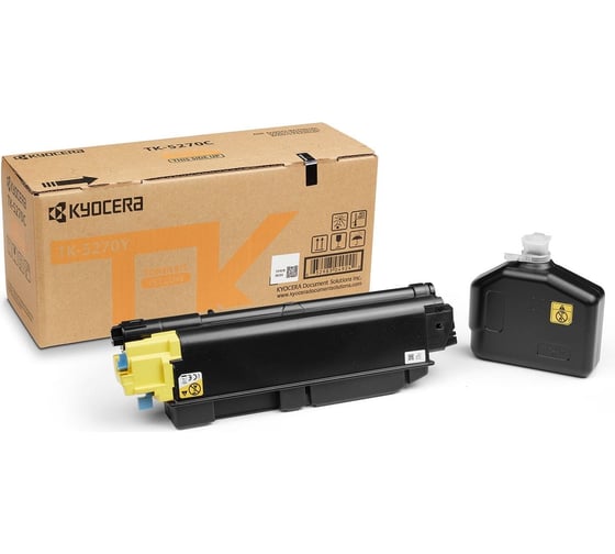 Тонер-картридж KYOCERA TK-5270Y 6000 страниц yellow для M6230cidn/M6630cidn/P6230cdn 1T02TVANL0