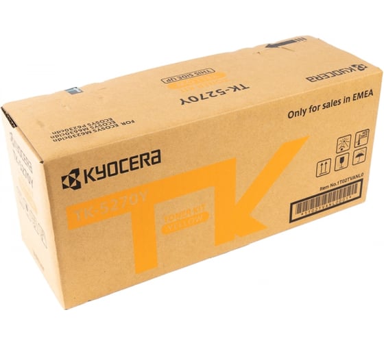 Тонер-картридж KYOCERA TK-5270Y 6000 страниц yellow для M6230cidn/M6630cidn/P6230cdn 1T02TVANL0