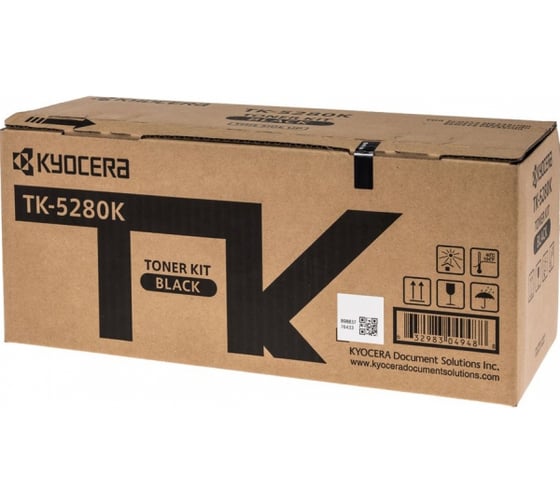 Тонер-картридж KYOCERA TK-5280K 11000 страниц black для M6235cidn/M6635cidn/P6235cdn 1T02TW0NL0