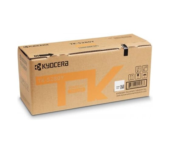 Тонер-картридж KYOCERA TK-5280Y 11000 страниц yellow для M6235cidn/M6635cidn/P6235cdn 1T02TWANL0