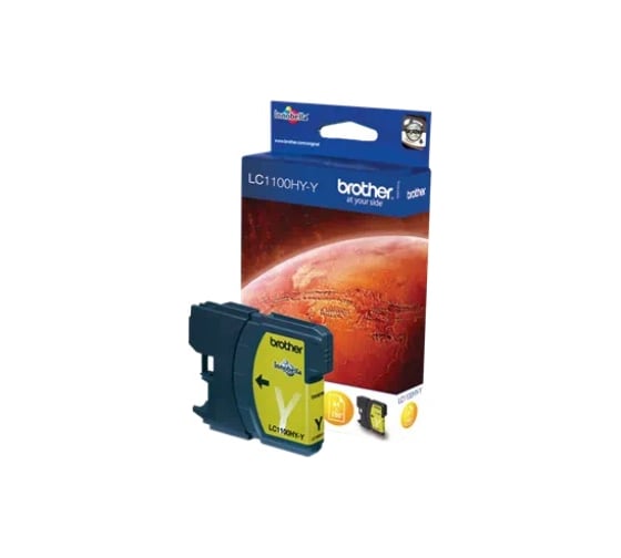 Струйный картридж повышенной ёмкости Brother жёлтый, для DCP-6690CW LC1100HYY 1