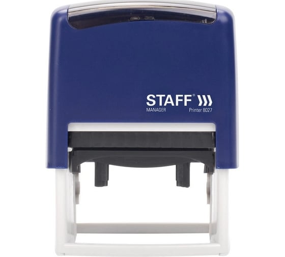 Самонаборный штамп STAFF Printer 8027 8-строчный, оттиск 60х40 мм, кассы в комплекте 237430