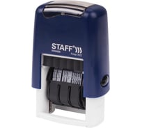 Датер-мини STAFF Printer 7810 BANK месяц цифрами, оттиск 22x4 мм 237433