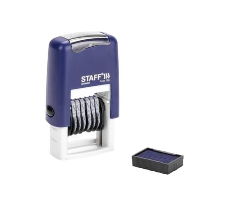 Нумератор Staff Printer 7836 6-разрядный, оттиск 22x4 мм 237434