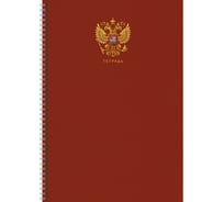 Бизнес-тетрадь listoff А4, 80 листов, в линию, на евроспирали ТС4805027