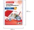Перфорированные папки-файлы BRAUBERG EXTRA 1100 А4, комплект 50 шт, матовые, 110 мкм 229673 9