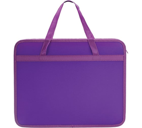 Папка с ручками BRAUBERG Lovely Day А4, 1 отделение, пластик, молния сверху, 75 мм 270124