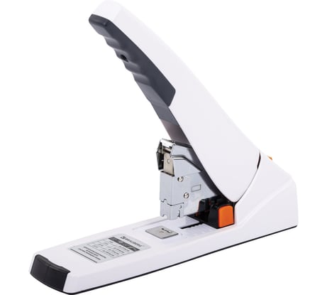 Степлер энергосберегающий мощный BRAUBERG №24/6-23/13 ONE MOMENT, до 100 листов, Без усилий, 272738