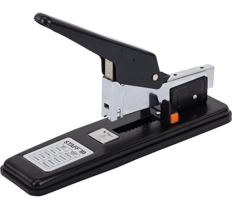 Степлер мощный BRAUBERG №24/6-23/15, металлический, STAFF HEAVY DUTY ECO, до 100 листов, черный, 272736