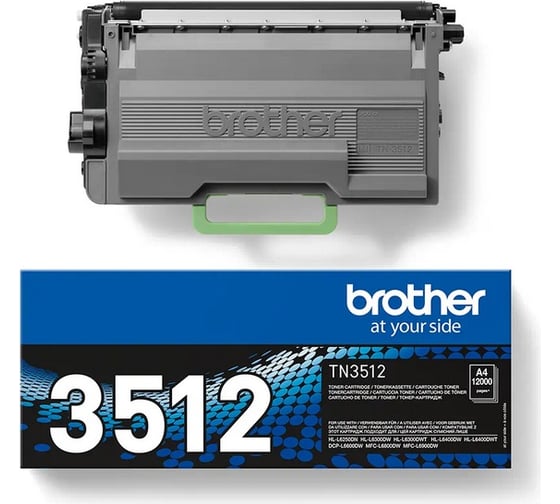 Тонер-картридж сверхвысокой емкости Brother 12 000 страниц TN3512