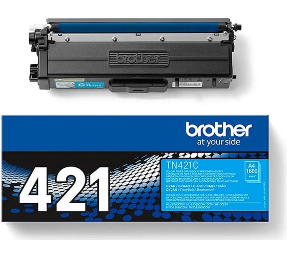 Тонер-картридж Brother голубой TN421C